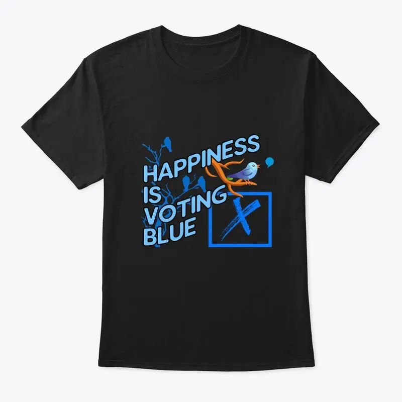 Happiness Is Voting Blue