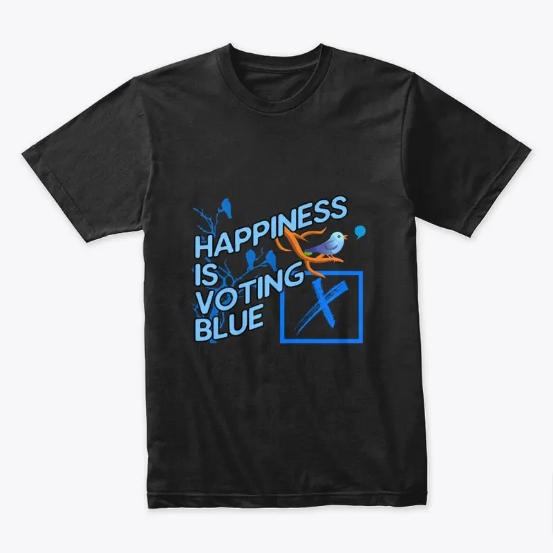 Happiness Is Voting Blue