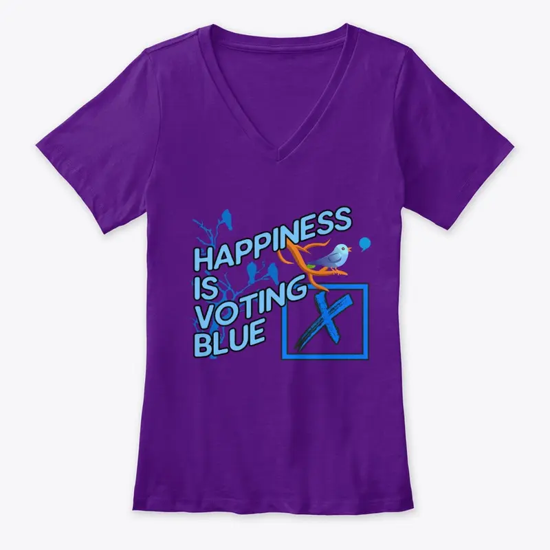 Happiness Is Voting Blue